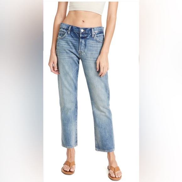 Frame le pixie slouch mid rise denim size 25. - Picture 2 of 5